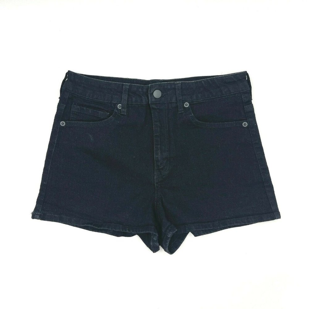 Forever 21 Womens‎ Juniors Black Jean Shorts Size 2